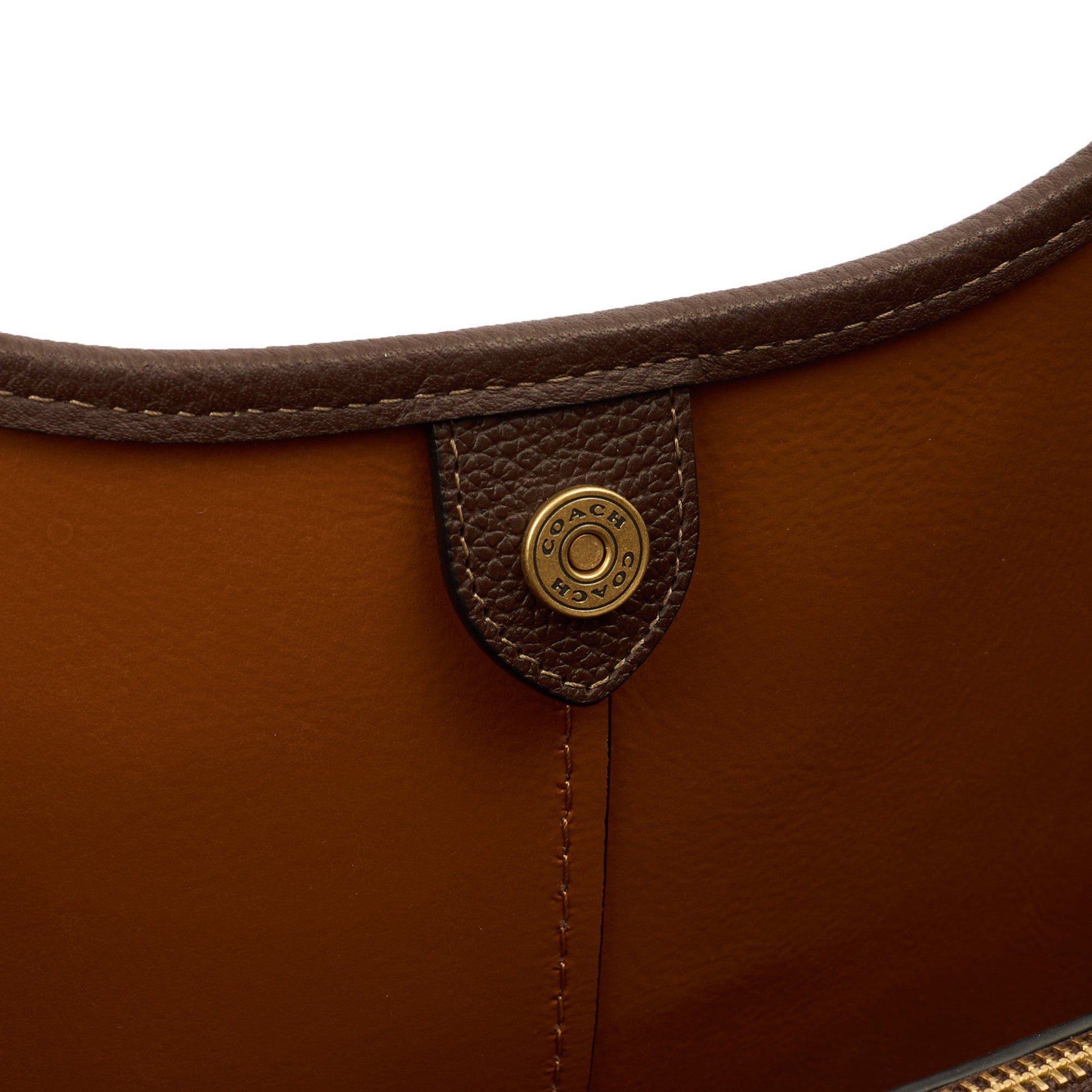 Coach Tote Lana Shoulder Bag in Maple, Leather — Detail View