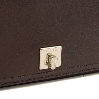 Celine Wallet Wallet in Brown, Box Calfskin — Alternate View 18