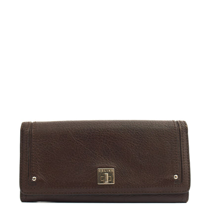 Celine Wallet Wallet in Brown, Box Calfskin — Alternate View 7