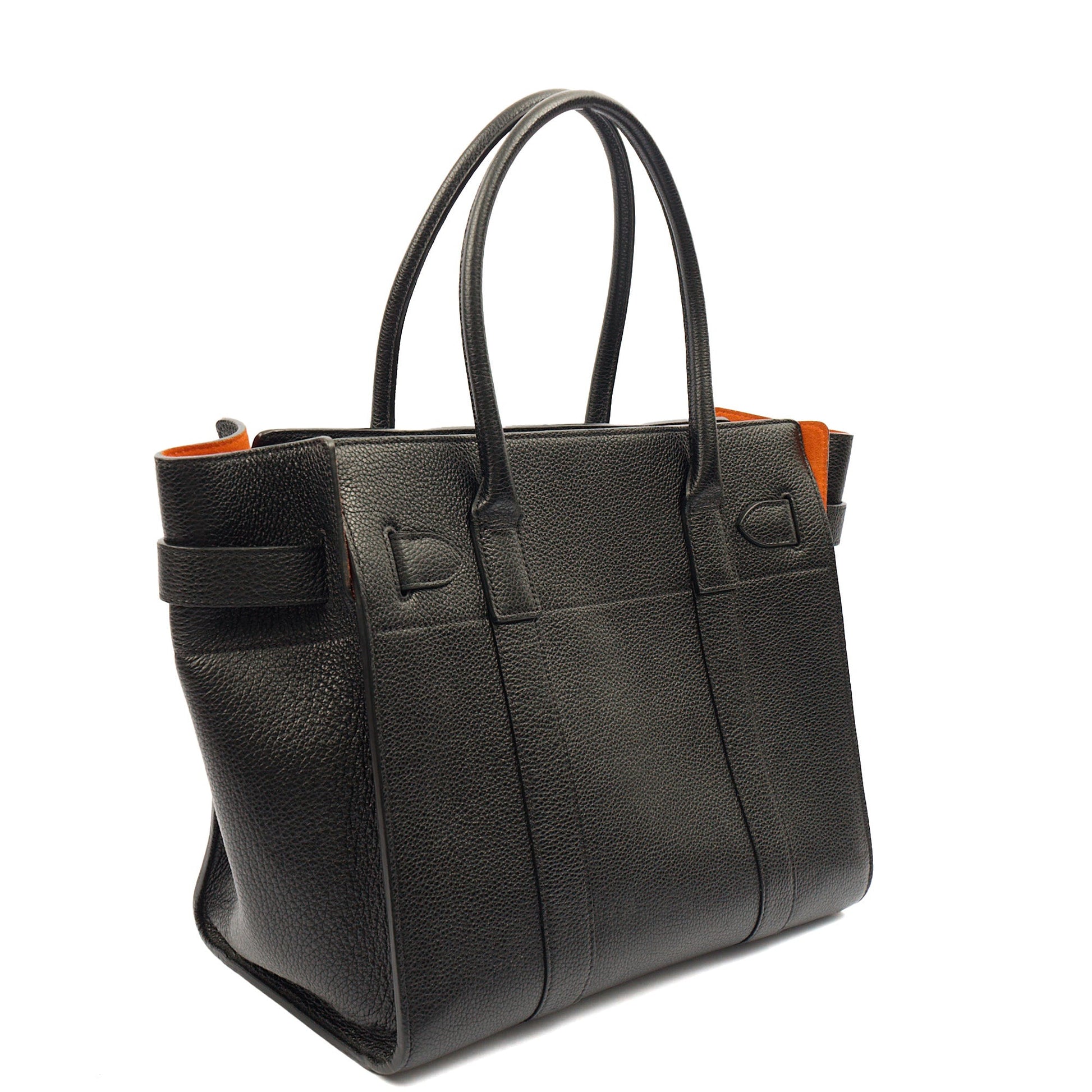 Mulberry Tote Zipped Bayswater in Black, Leather — Alternate View 14