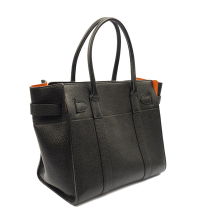 Mulberry Tote Zipped Bayswater in Black, Leather — Alternate View 14