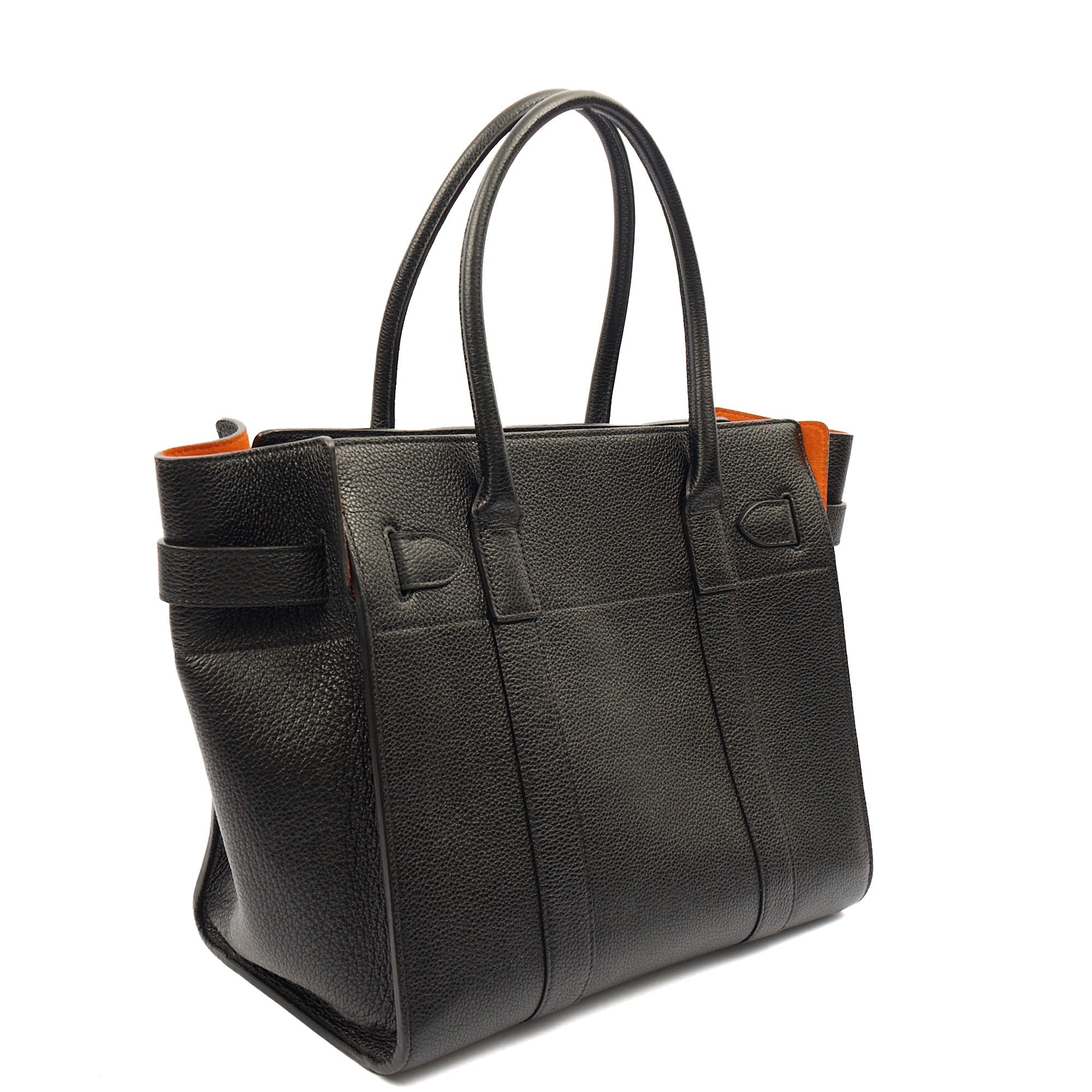 Mulberry Tote Zipped Bayswater in Black, Leather — Alternate View 8