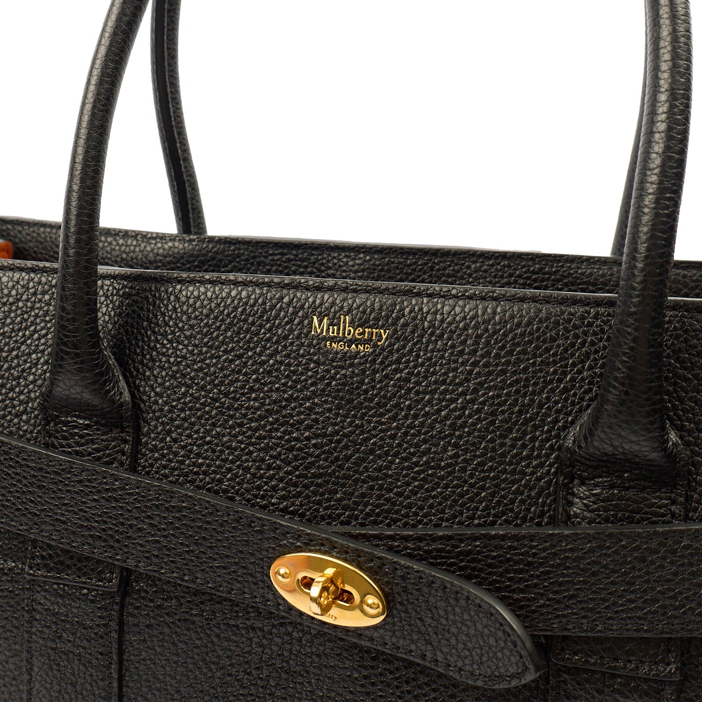 Mulberry Tote Zipped Bayswater in Black, Leather — Lifestyle View