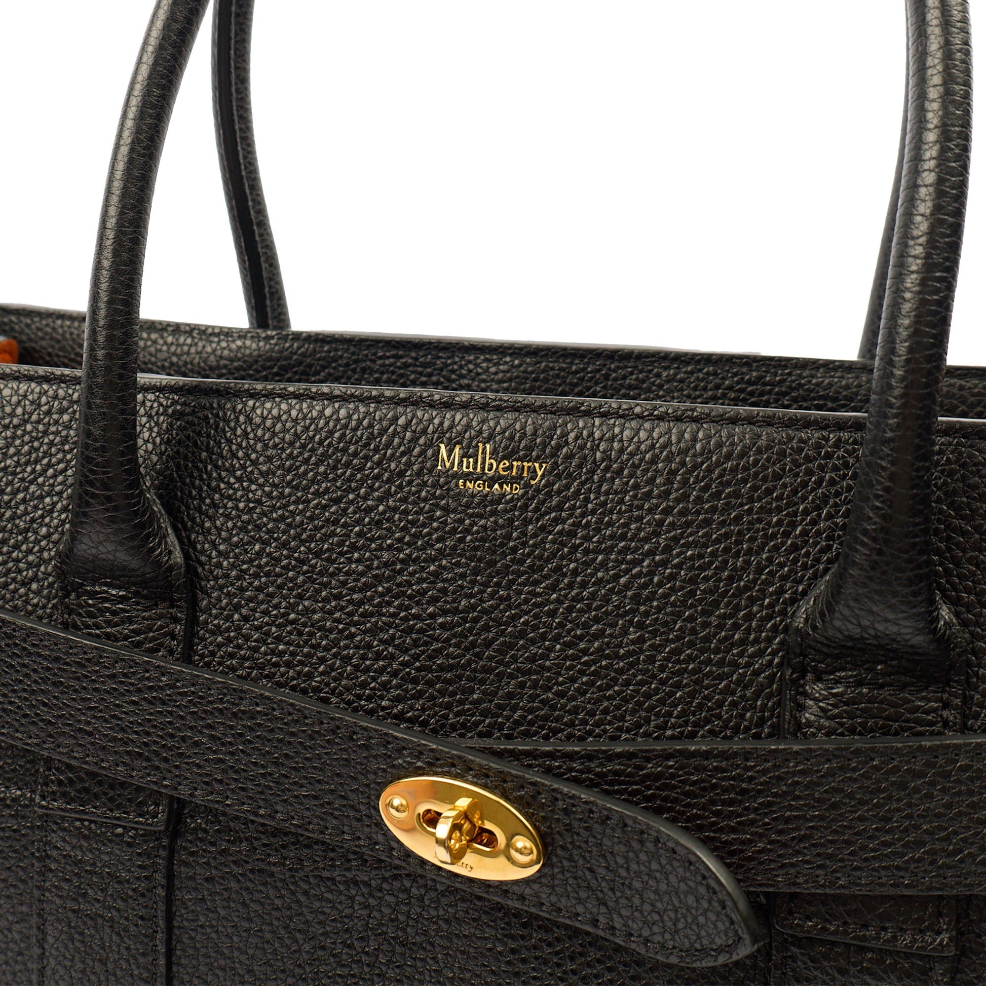 Mulberry Tote Zipped Bayswater in Black, Leather — Alternate View 18