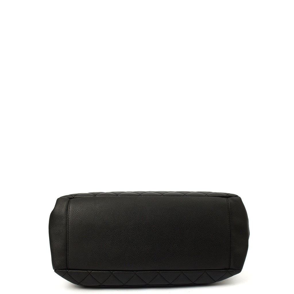 Chanel Tote Grand Shopping Tote in Black, Caviar Leather — Alternate View 21