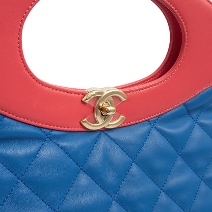 Chanel Tote 31 Large Shopping Tote in Pink, Calfskin Leather — Alternate View 16