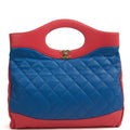 Chanel Tote 31 Large Shopping Tote in Pink, Calfskin Leather — Front View