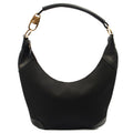 Gucci Shoulder Bag Shoulder Bag in Black, Fabric — Front View