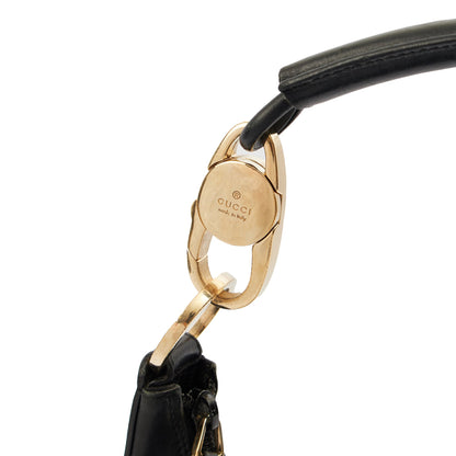 Gucci Shoulder Bag Shoulder Bag in Black, Fabric — Lifestyle View