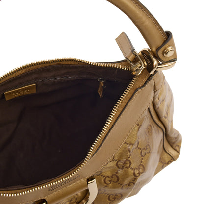 Gucci Shoulder Bag Abbey D-Ring Shoulder Bag in Metallic, Leather — Lifestyle View
