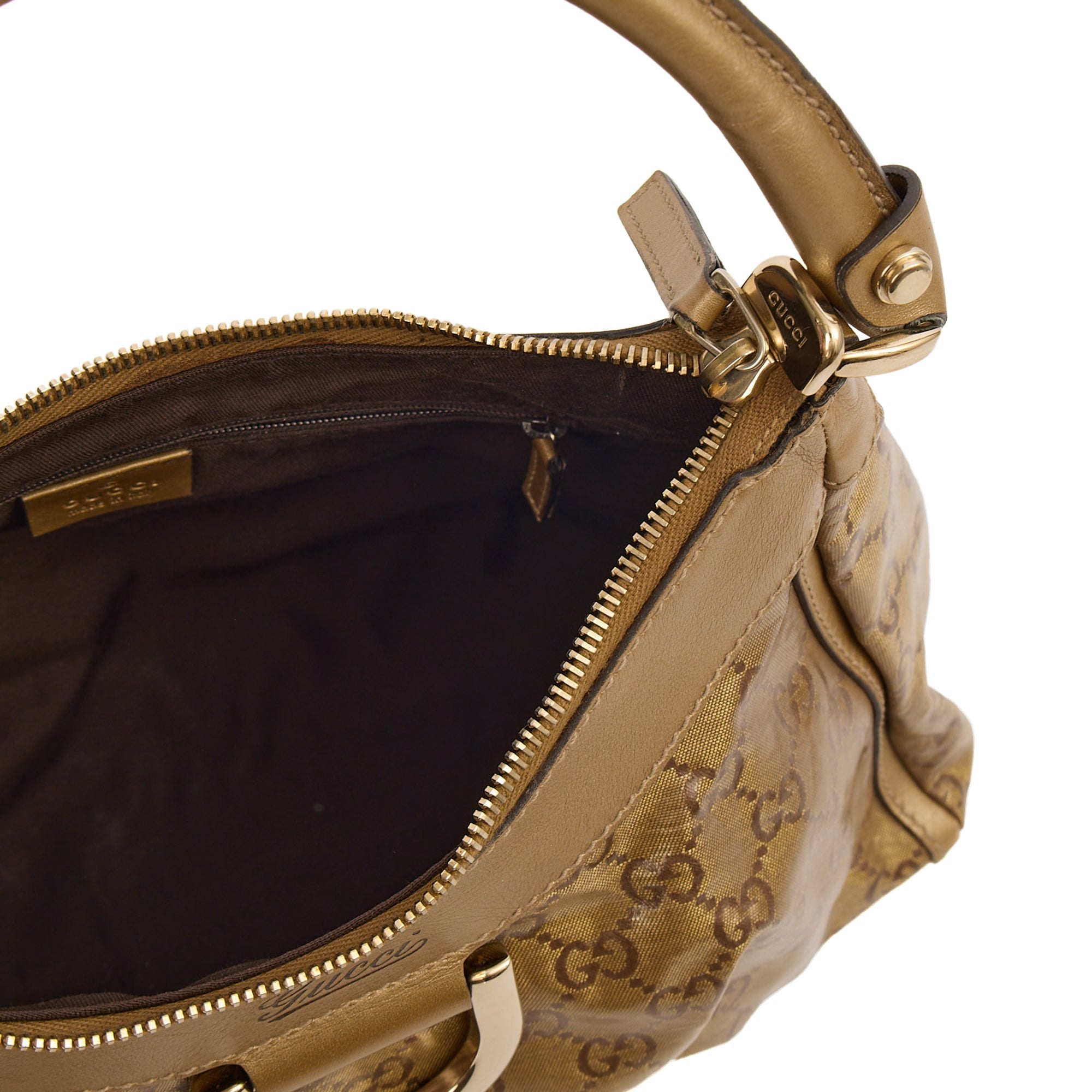 Gucci Shoulder Bag Abbey D-Ring Shoulder Bag in Metallic, Leather — Alternate View 12