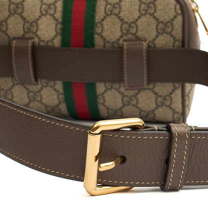 Gucci Cross Body Belt Bag in GG Supreme, Leather — Alternate View 19