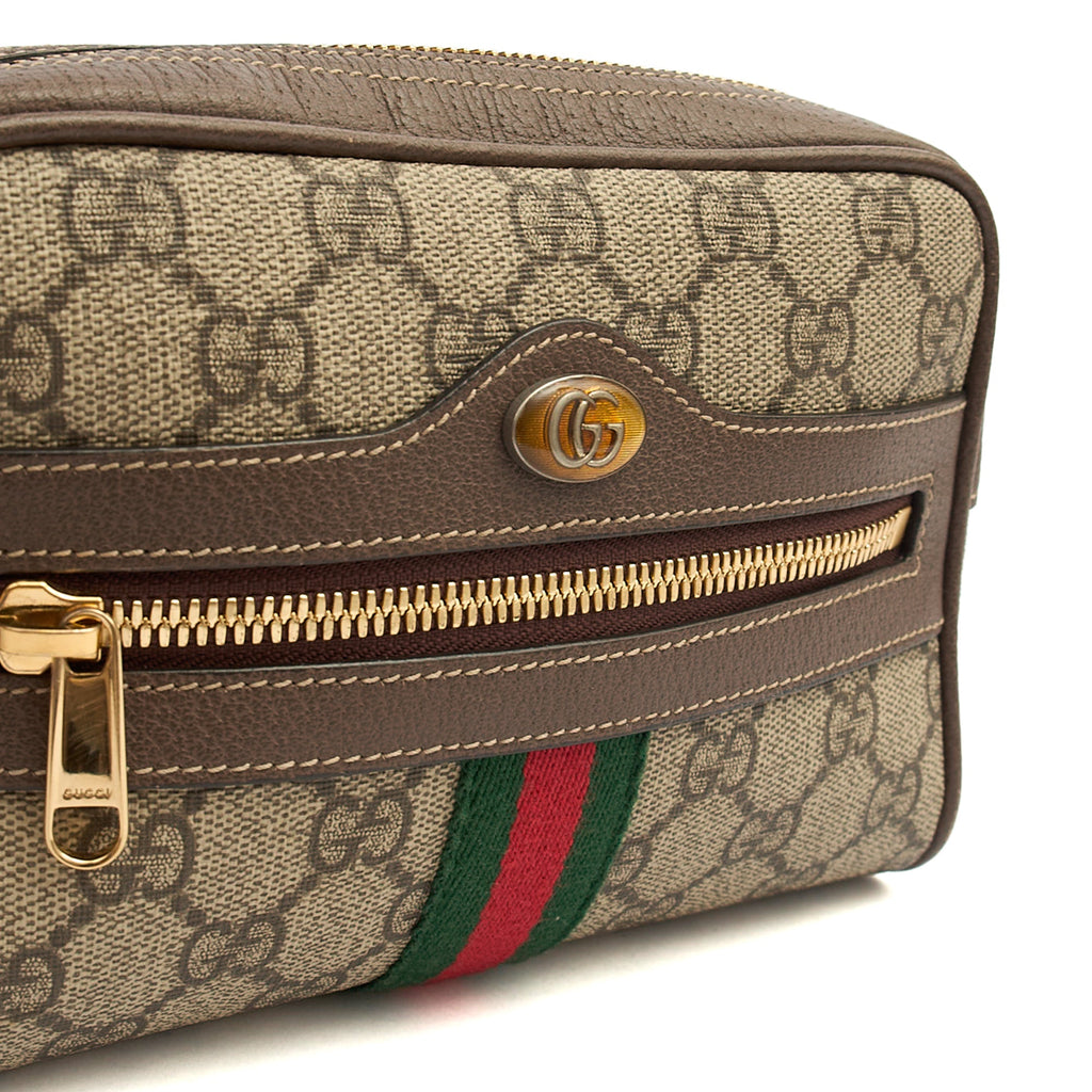 Gucci Cross Body Belt Bag in GG Supreme, Leather — Alternate View 20