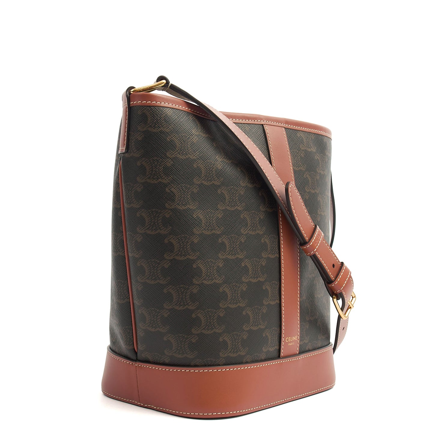 Celine Bucket Bag Bucket 16 in Bi Colour, Bullhide Calfskin — Alternate View 8