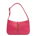 Saint Laurent Shoulder Bag Le 5 À 7 Hobo in Pink, Calfskin Leather — Front View