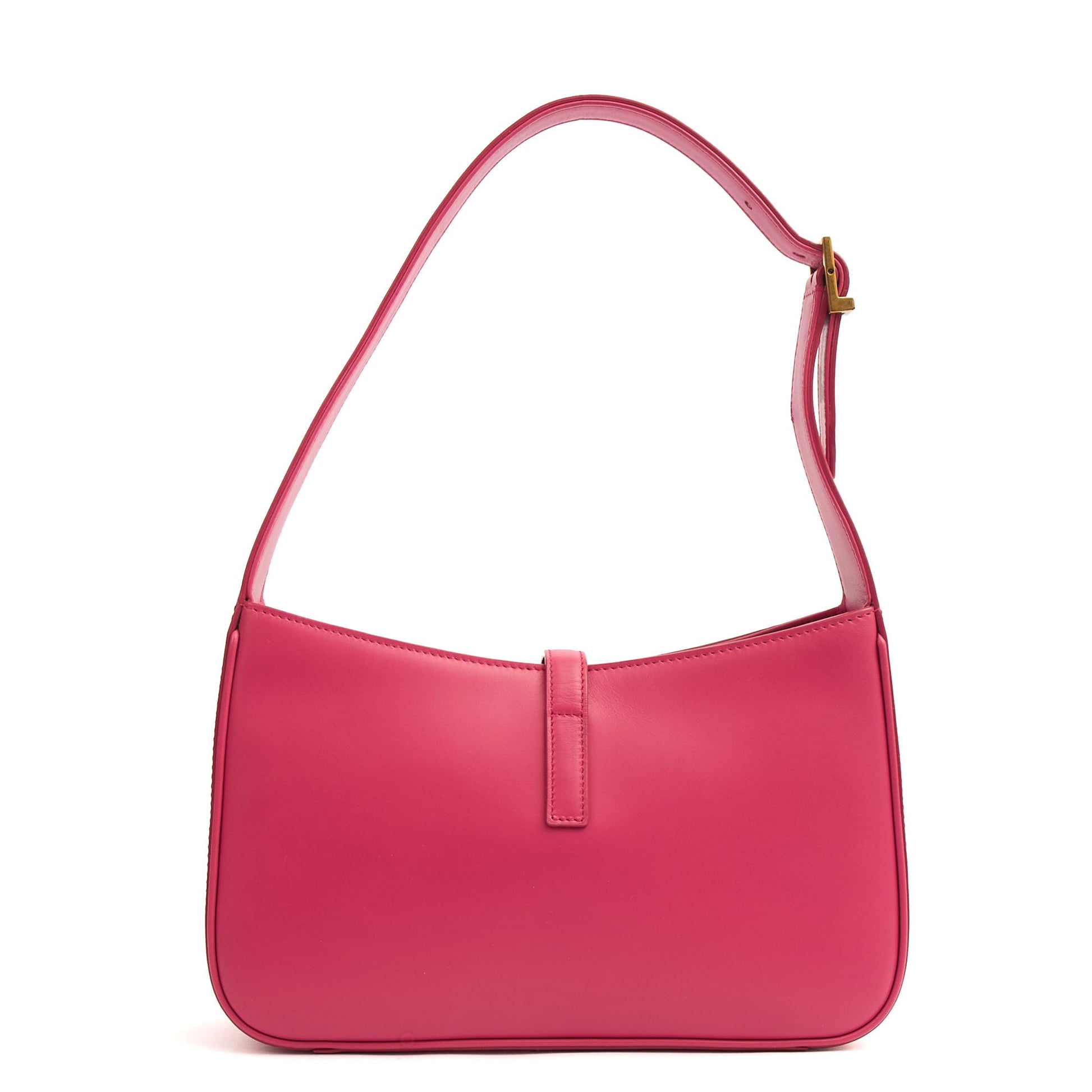 Saint Laurent Shoulder Bag Le 5 À 7 Hobo in Pink, Calfskin Leather — Alternate View 9