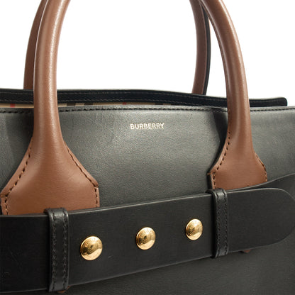 Burberry Tote Belt Bag - Medium in Black, Leather — Alternate View 12
