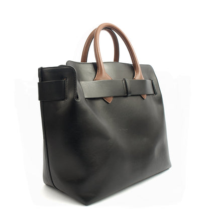 Burberry Tote Belt Bag - Medium in Black, Leather — Alternate View 8