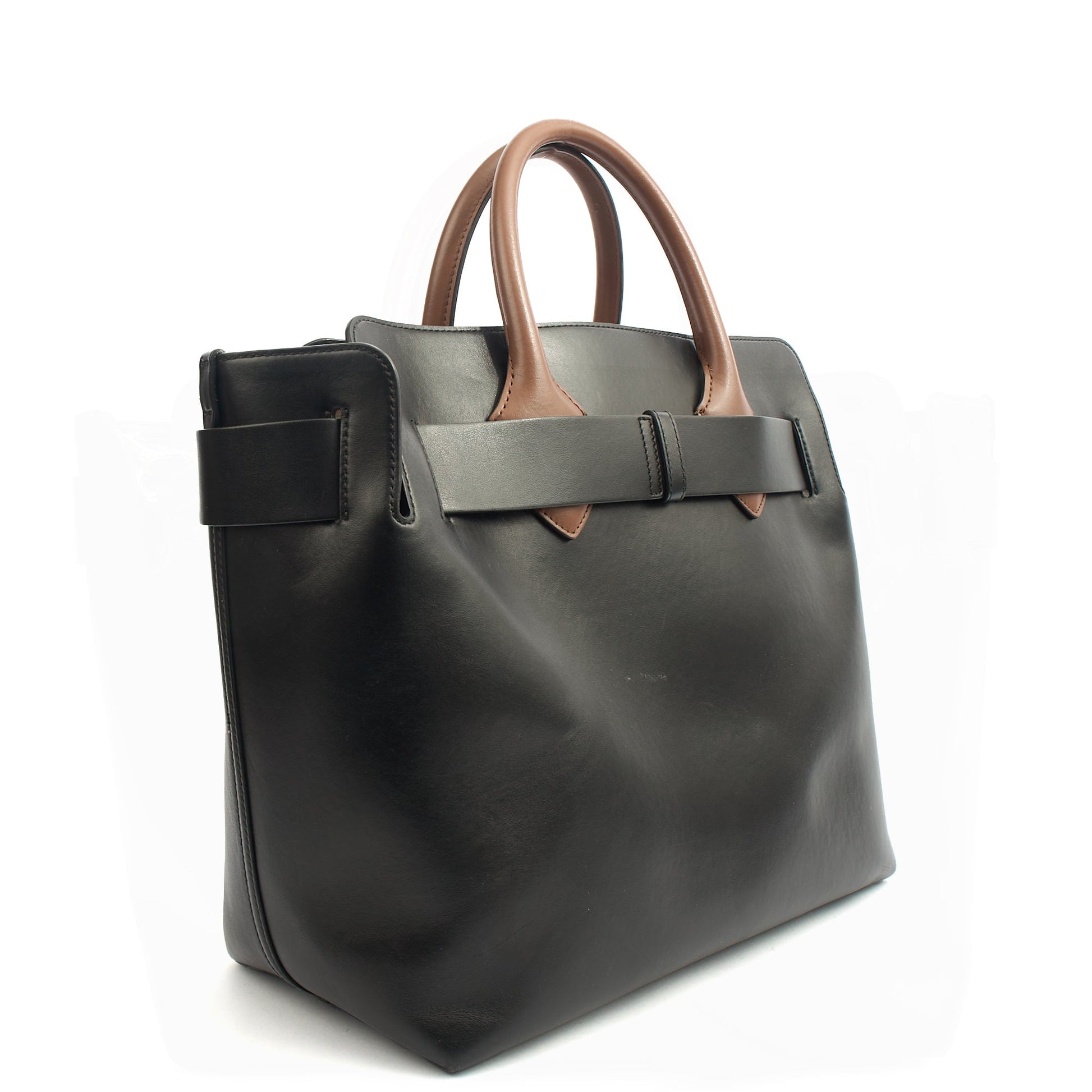 Burberry Tote Belt Bag - Medium in Black, Leather — Alternate View 14