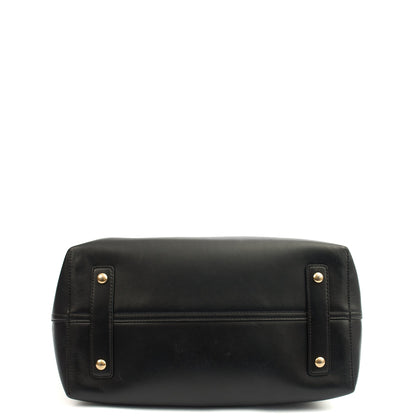 Burberry Tote Belt Bag - Medium in Black, Leather — Top View