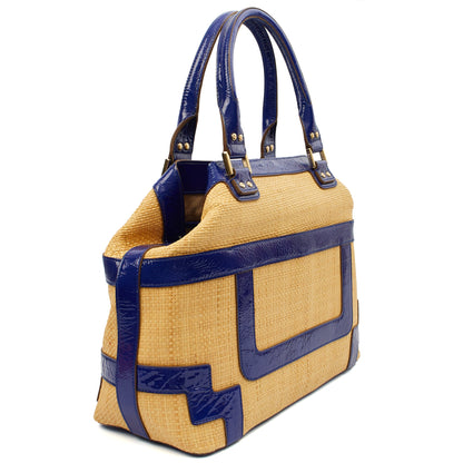 Anya Hindmarch Tote Shoulder Bag in Neutral, Fabric — Alternate View 8