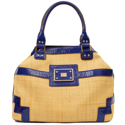 Anya Hindmarch Tote Shoulder Bag in Neutral, Fabric — Front View
