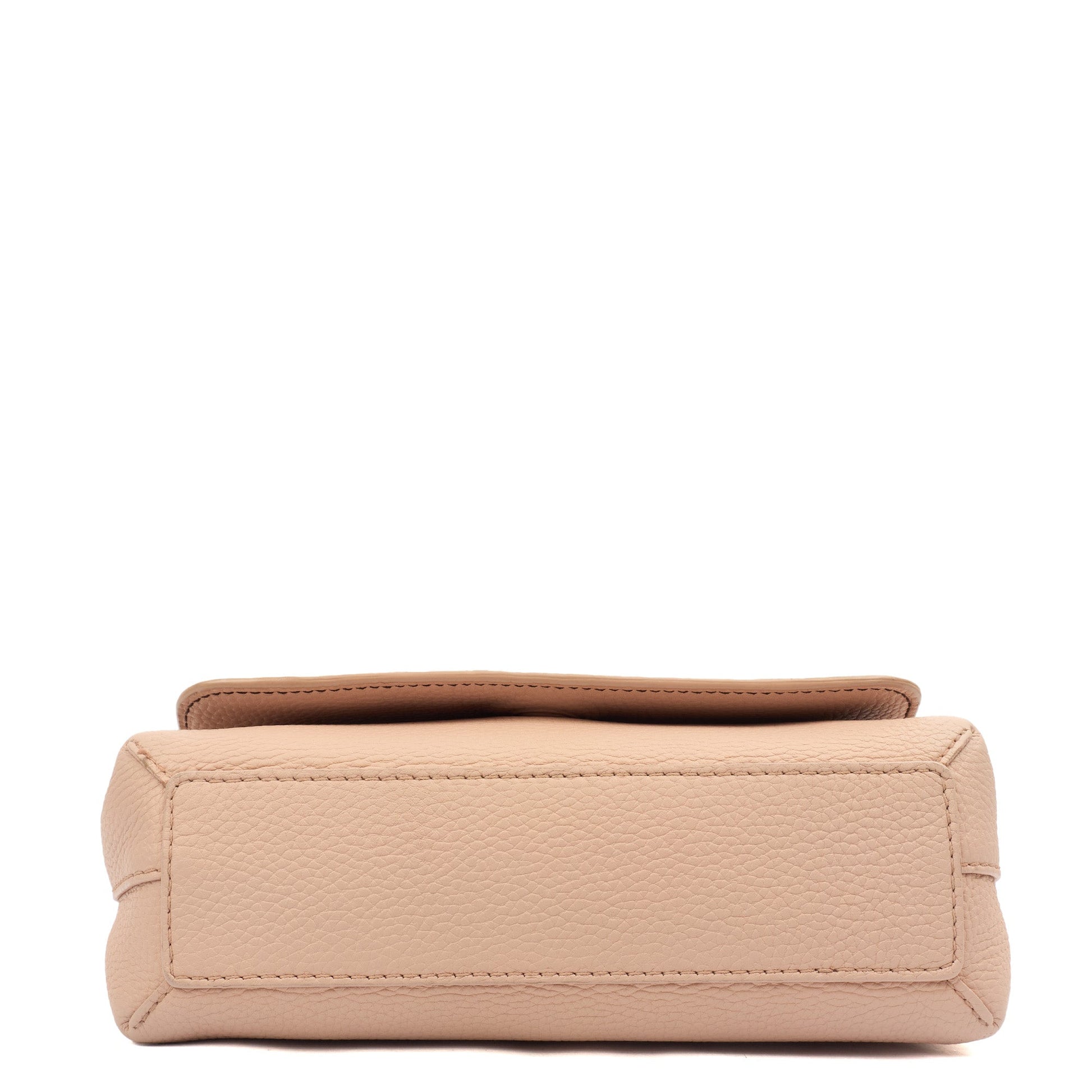 Burberry Satchel Shoulder Bag in Pink, Leather — Detail View