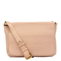 Burberry Satchel Shoulder Bag in Pink, Leather — Front View