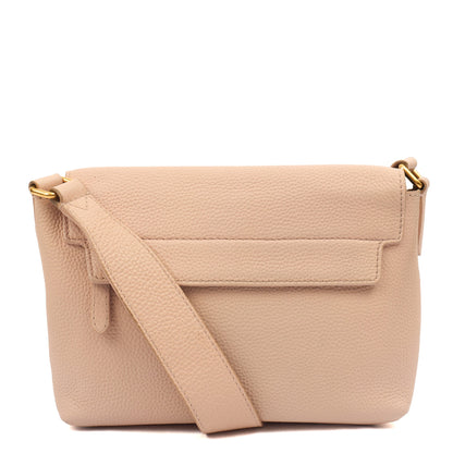 Burberry Satchel Shoulder Bag in Pink, Leather — Top View