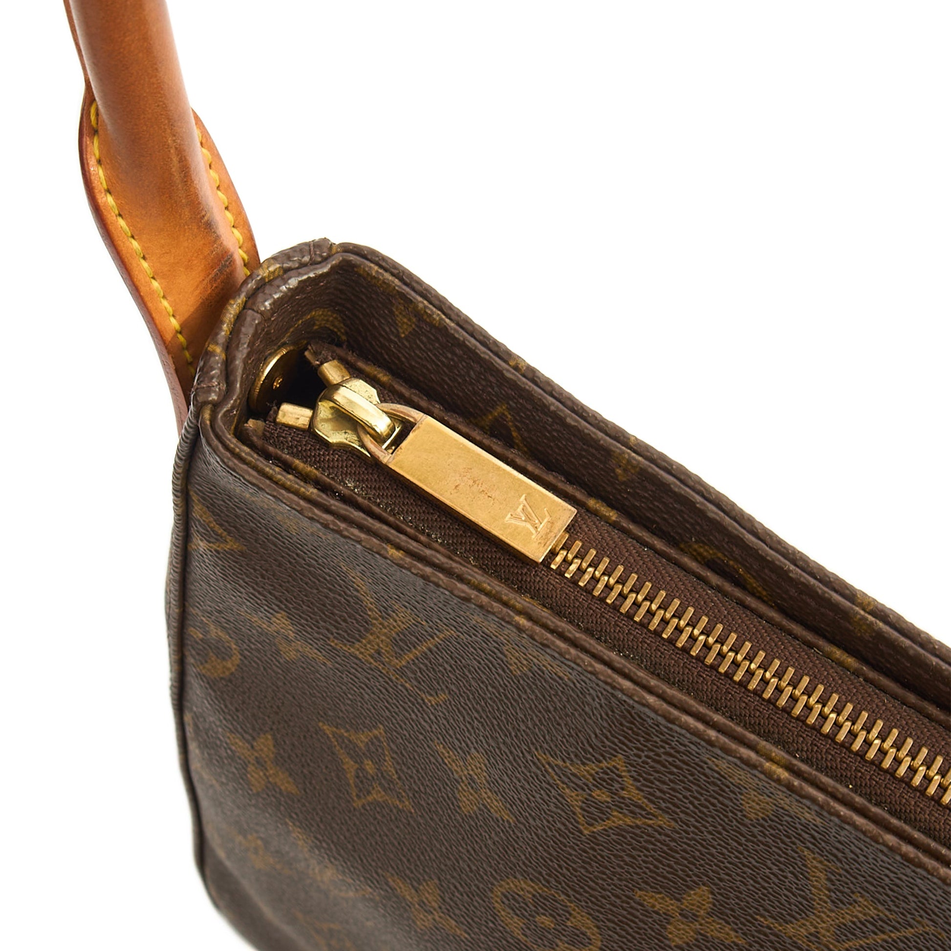 Louis Vuitton Shoulder Bag Looping PM in Monogram, Canvas — Lifestyle View