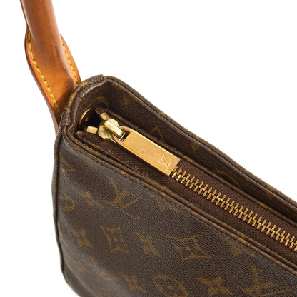 Louis Vuitton Shoulder Bag Looping PM in Monogram, Canvas — Lifestyle View