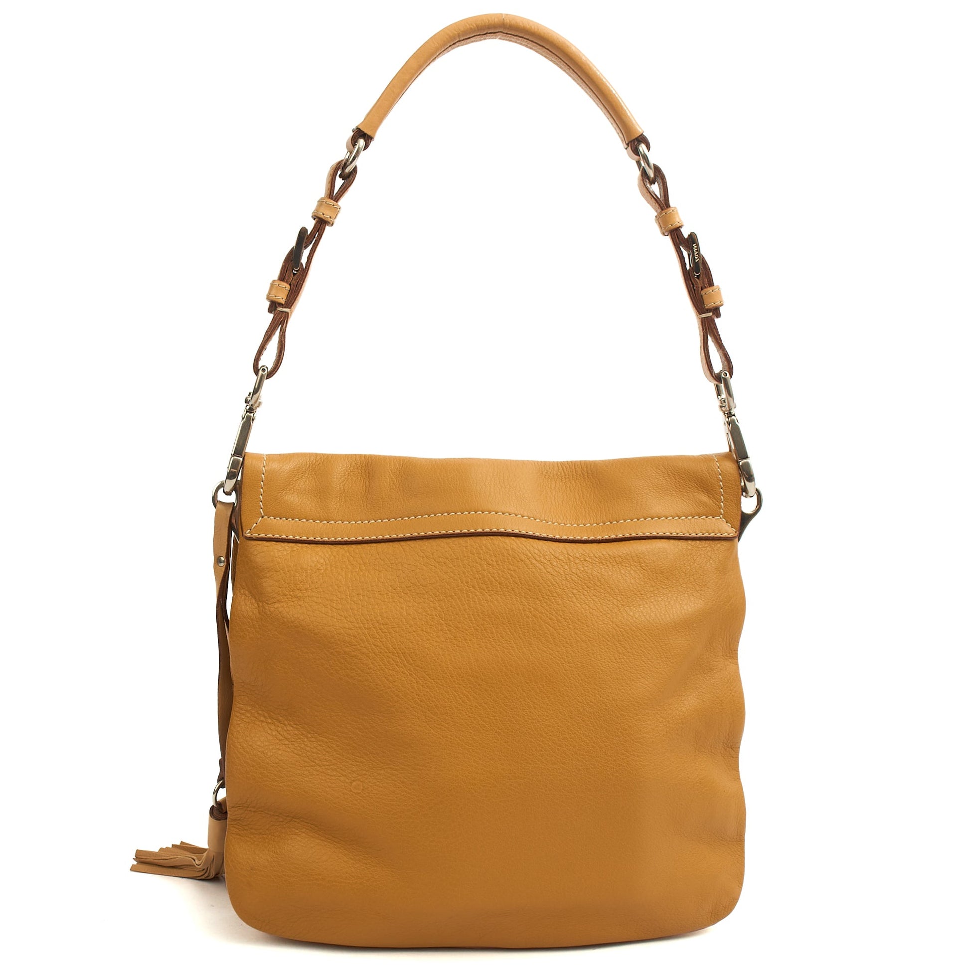 Prada Tote Tote in Cognac, Calfskin — Alternate View 11
