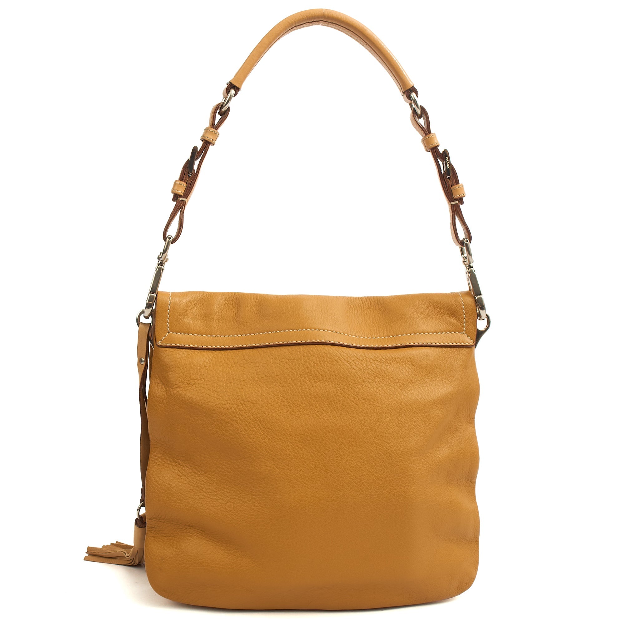 Prada Tote Tote in Cognac, Calfskin — Alternate View 11