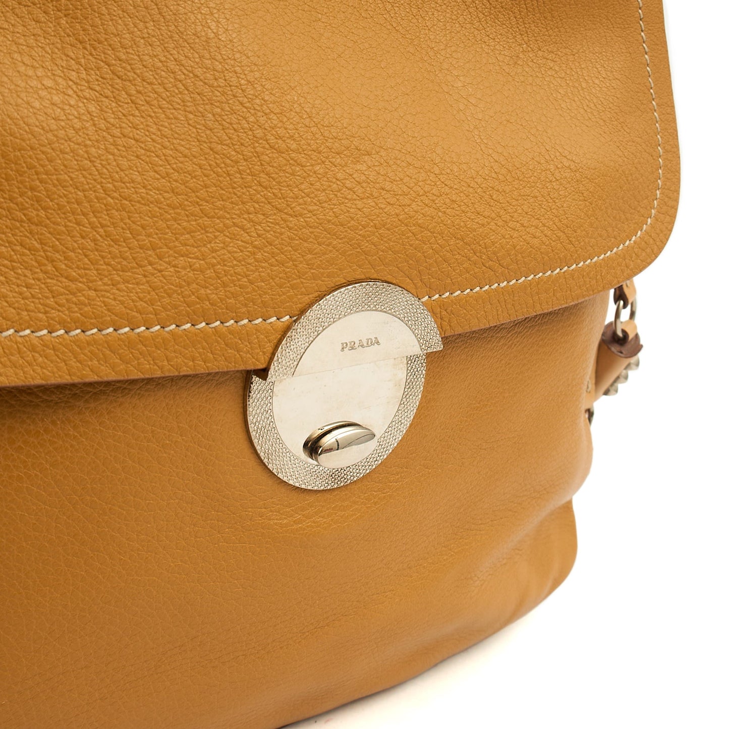 Prada Tote Tote in Cognac, Calfskin — Alternate View 13