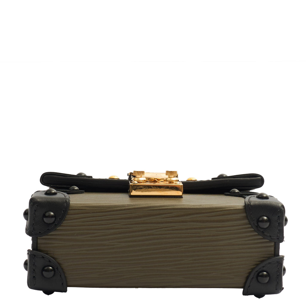 Louis Vuitton Mini Bag Petite Malle Chain in Green, Epi Leather — Alternate View 13