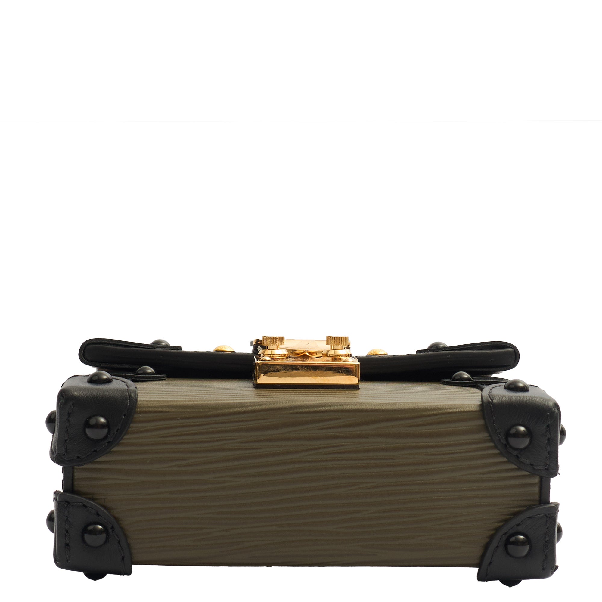 Louis Vuitton Mini Bag Petite Malle Chain in Green, Epi Leather — Alternate View 13