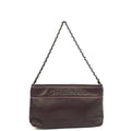 Chanel Mini Bag Vintage Shoulder Bag in Purple, Lambskin Leather — Front View