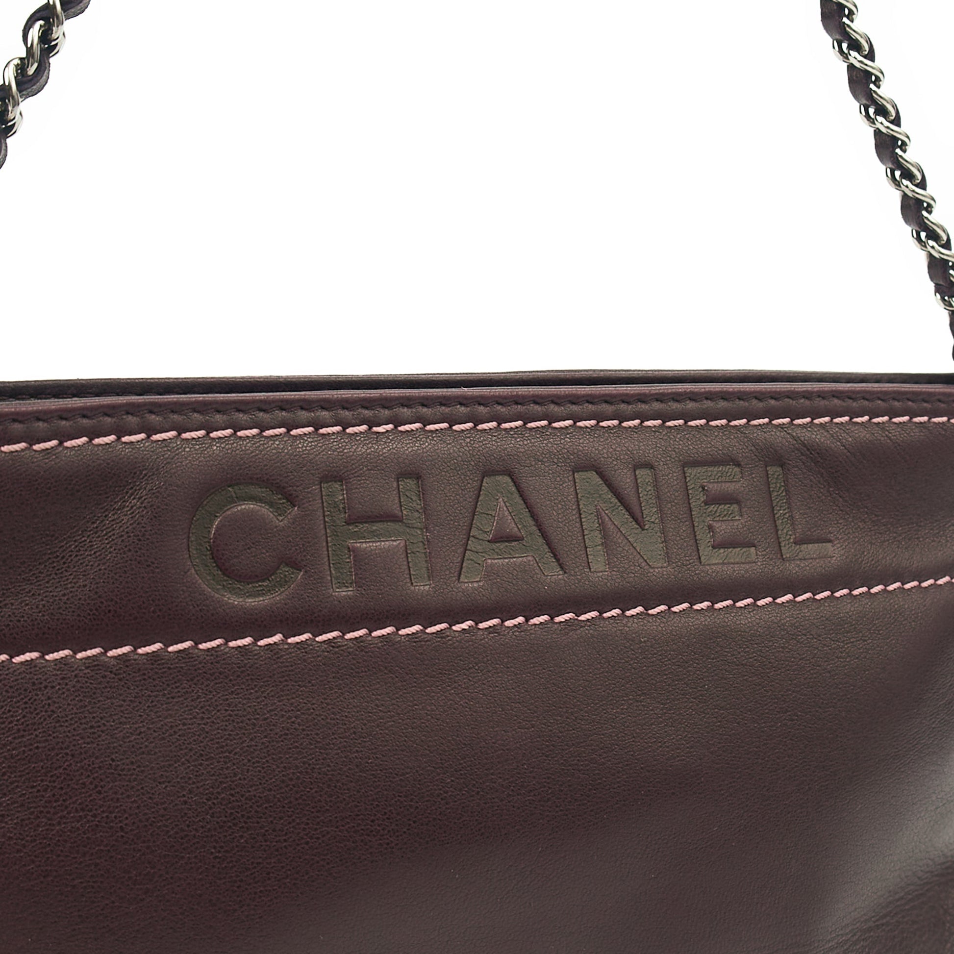 Chanel Mini Bag Vintage Shoulder Bag in Purple, Lambskin Leather — Alternate View 14