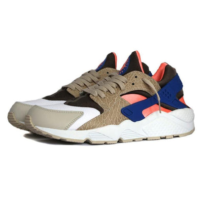 Nike Air Huarache LE Safari Grey Pink Blue — UK 3 | EU 35.5 | US 3.5 — Front View