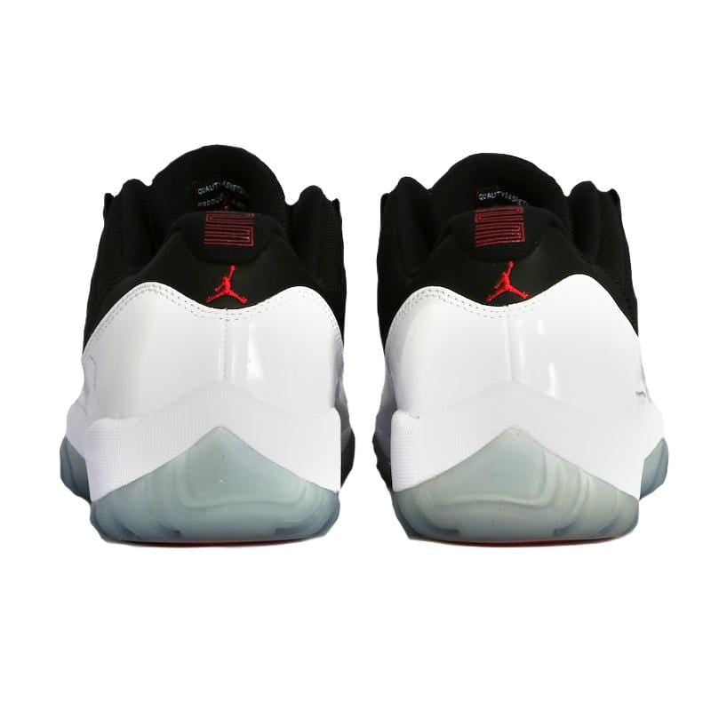 Air Jordan 11 Low Retro White-Black-True Red — UK 3 | EU 35.5 | US 3.5 — Side View