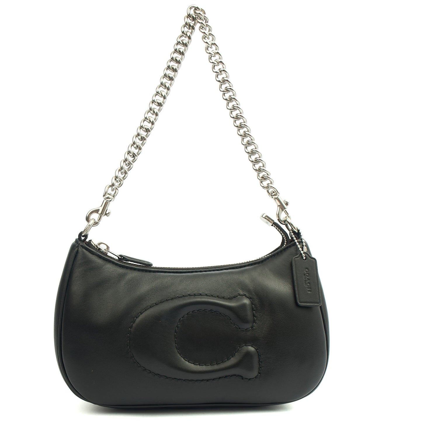 Coach Cross Body Teri Shoulder Bag in Black, Leather — Alternate View 15