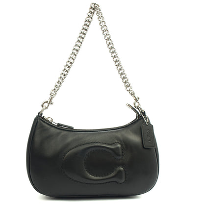 Coach Cross Body Teri Shoulder Bag in Black, Leather — Alternate View 15