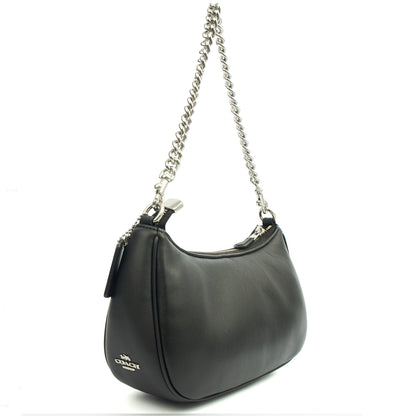Coach Cross Body Teri Shoulder Bag in Black, Leather — Alternate View 16