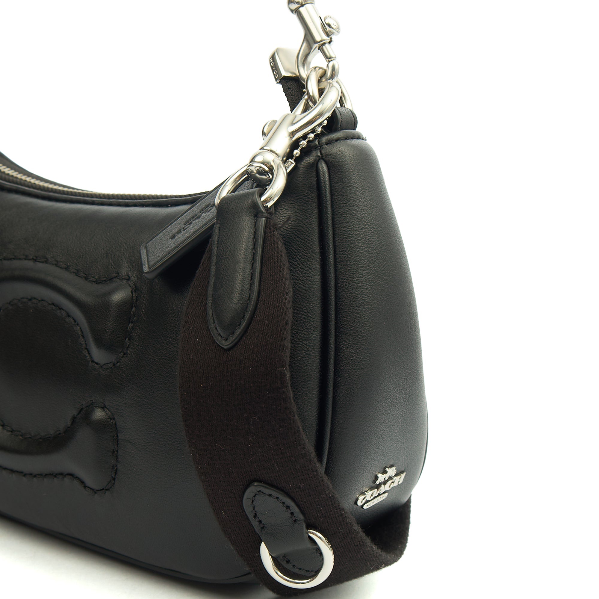 Coach Cross Body Teri Shoulder Bag in Black, Leather — Alternate View 19