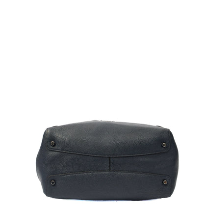 Coach Tote Hadley Hobo in Black, Leather — Top View