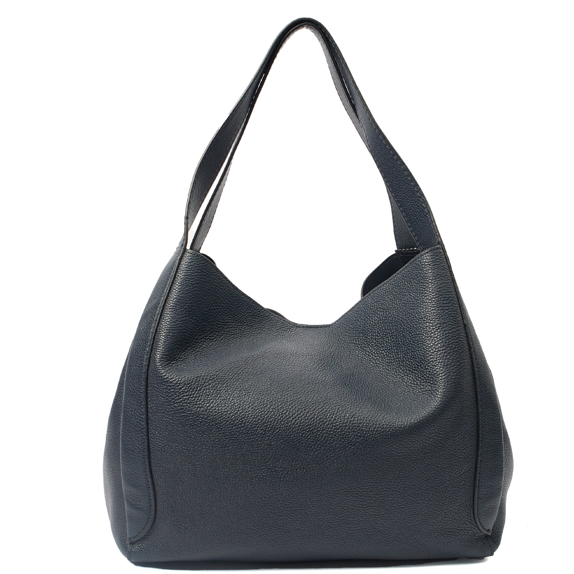 Coach Tote Hadley Hobo in Black, Leather — Back View