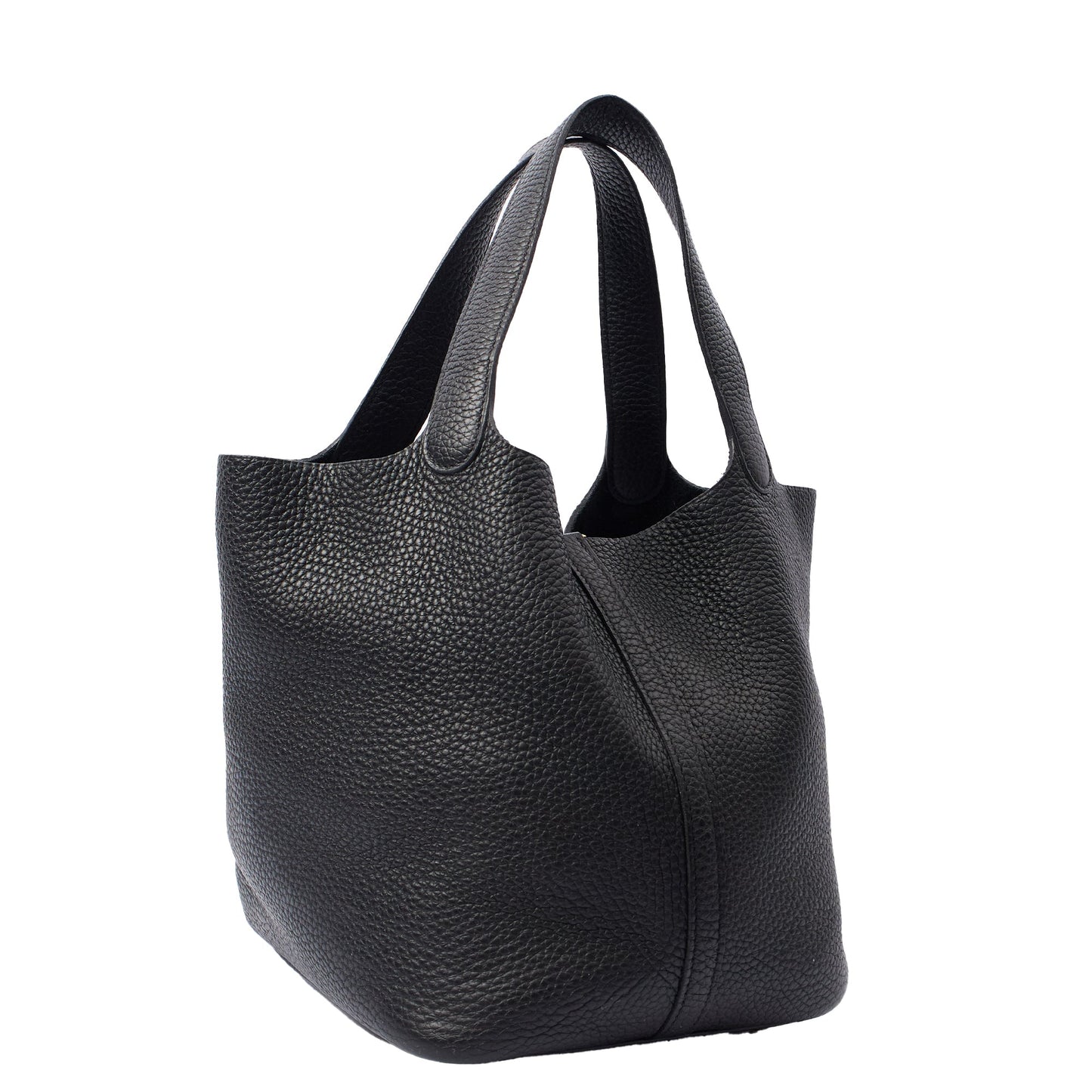 Hermes Picotin 22 in Black, Clemence Leather — Alternate View 24