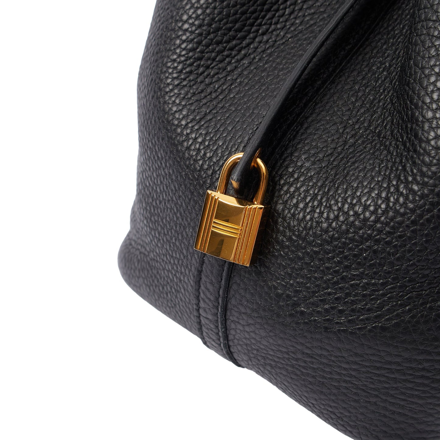 Hermes Picotin 22 in Black, Clemence Leather — Alternate View 17