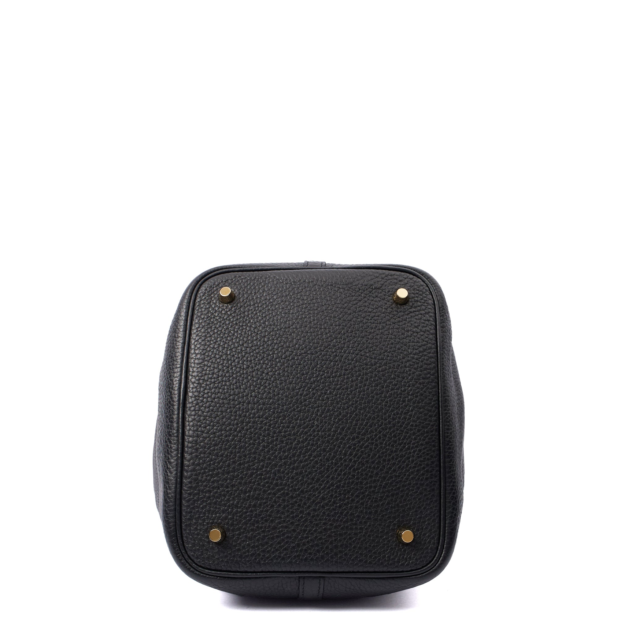 Hermes Picotin 22 in Black, Clemence Leather — Alternate View 15