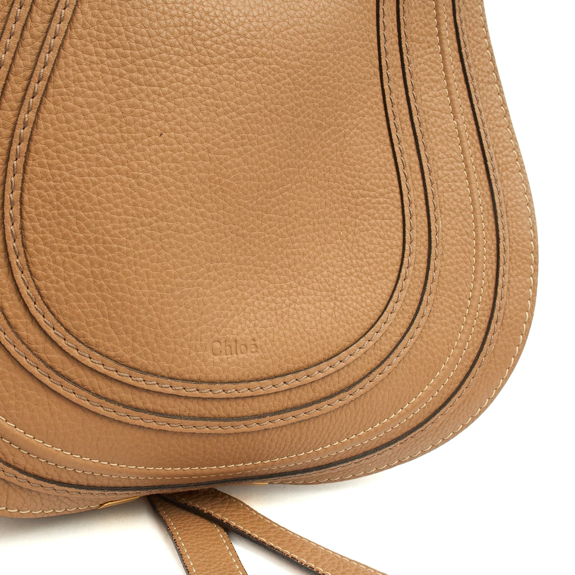 Chloe Cross Body Marcie - Large in invalid, Calfskin Leather — Side View
